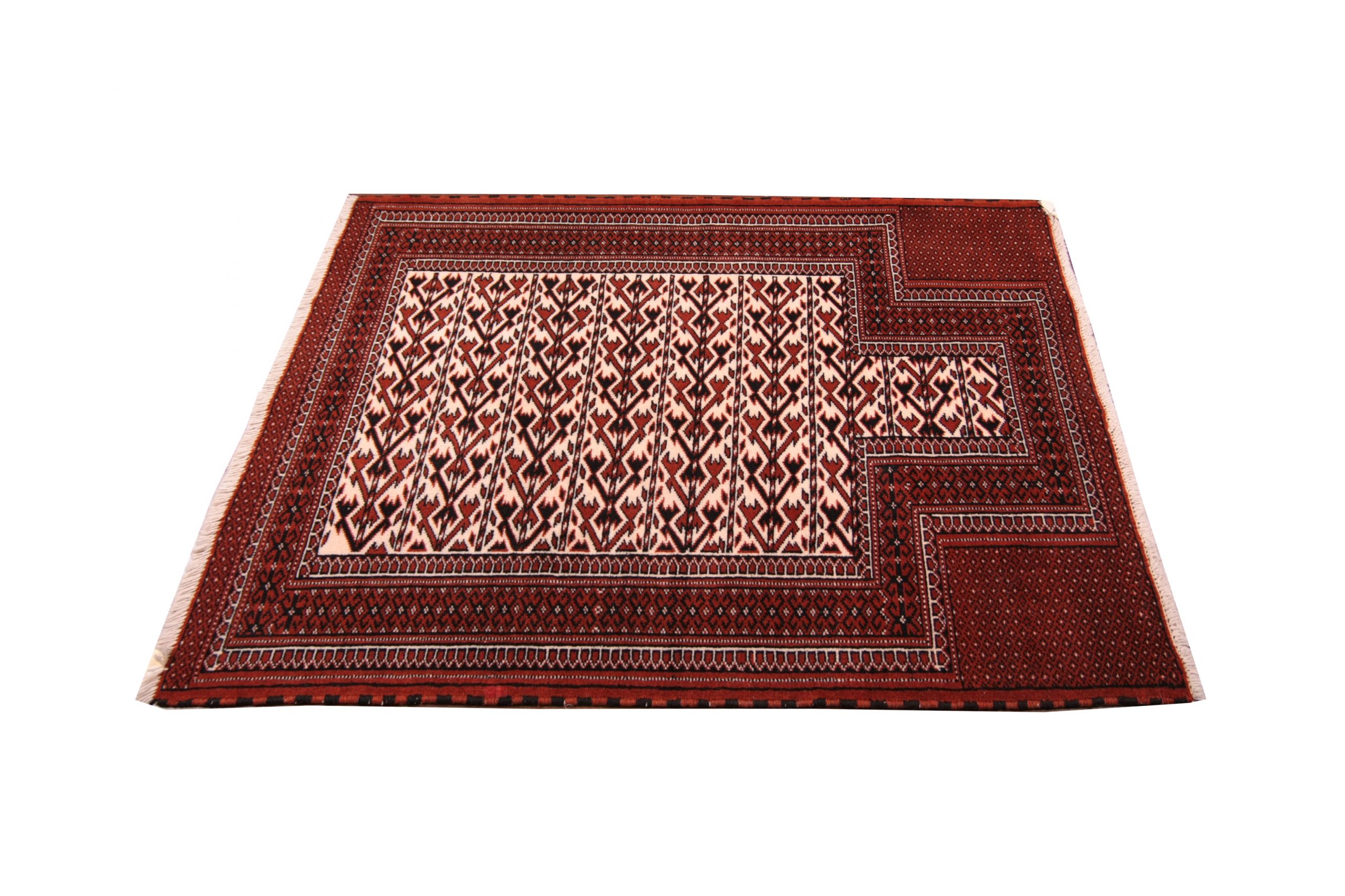 253-000469 Persian Turkoman Prayer rug-pers