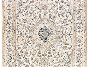 Persian Nain Silk Inlaid - 3.22 x 2.05