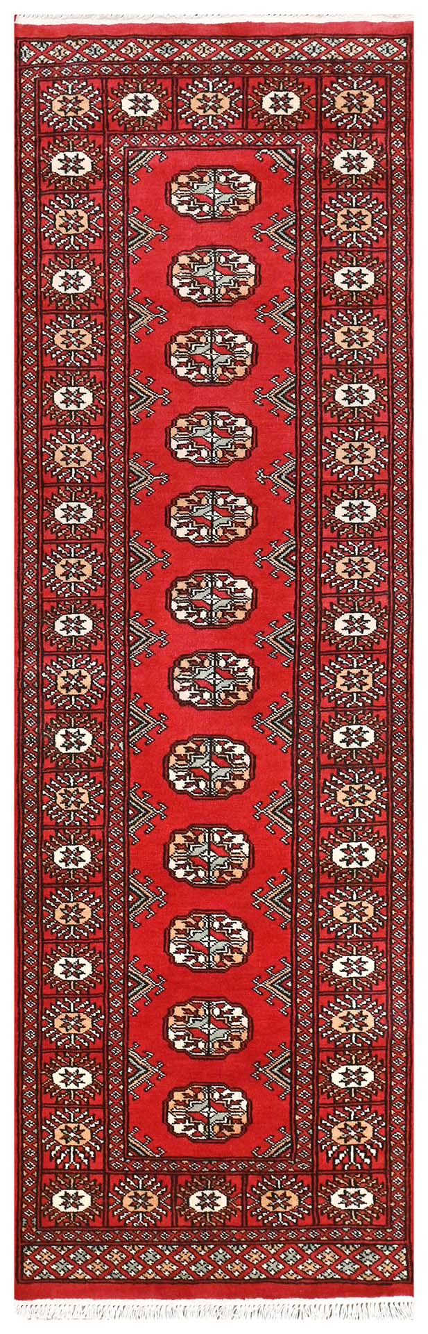 Pakistan IMP Wool Bokhara - 1.86x0.64 - Heritage Rug Sale