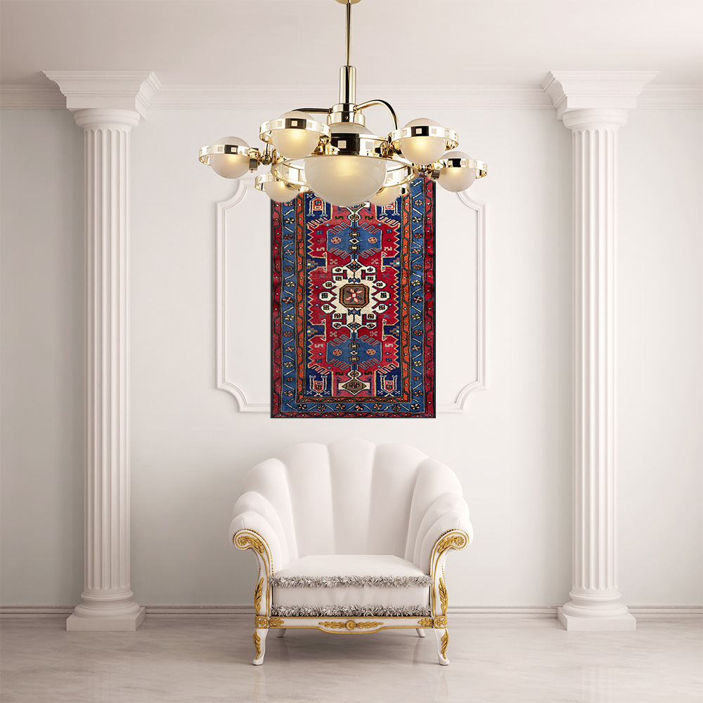 Classical interior with an armchair