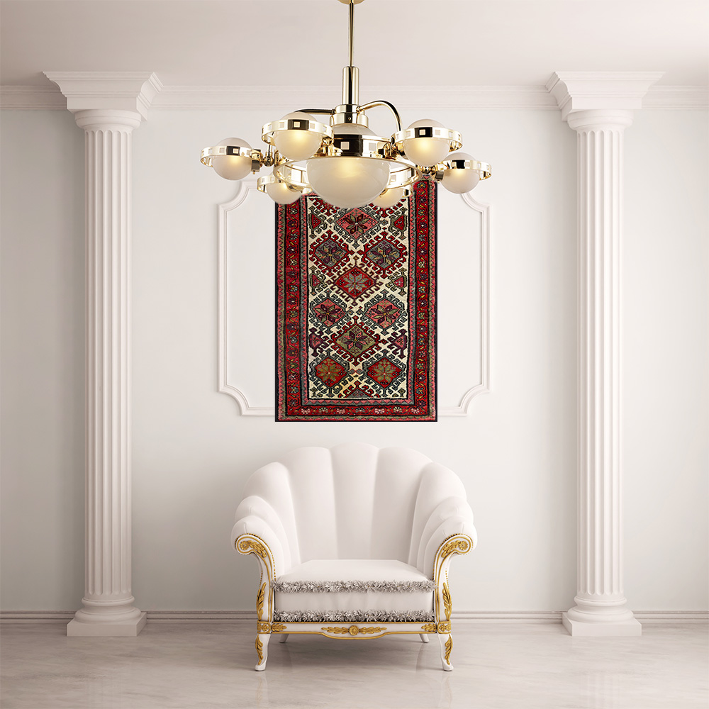 Classical interior with an armchair