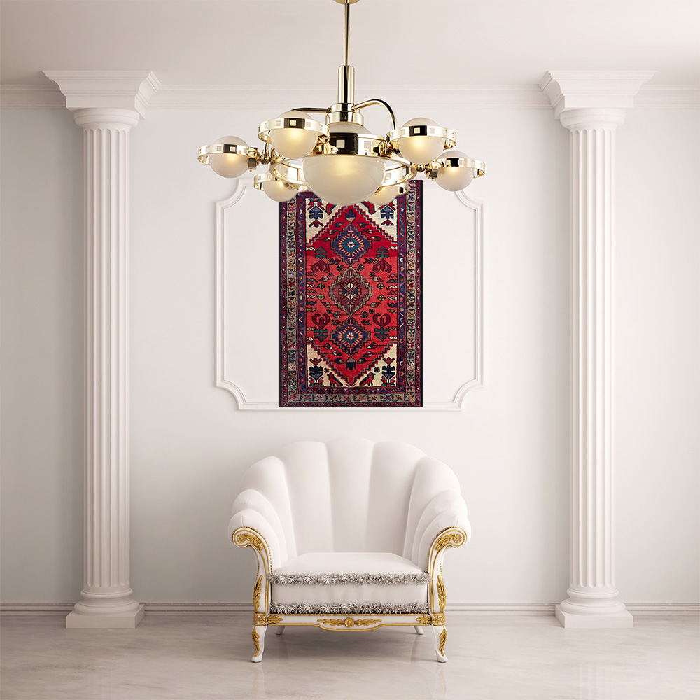 Classical interior with an armchair